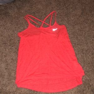 Coral Nike tank top